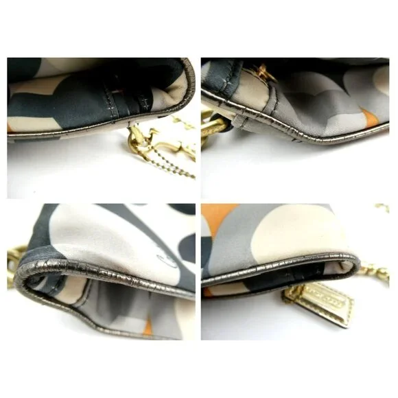 Coach Op Art Foldover Shoulder Bag 12928 - Picture 10 of 14